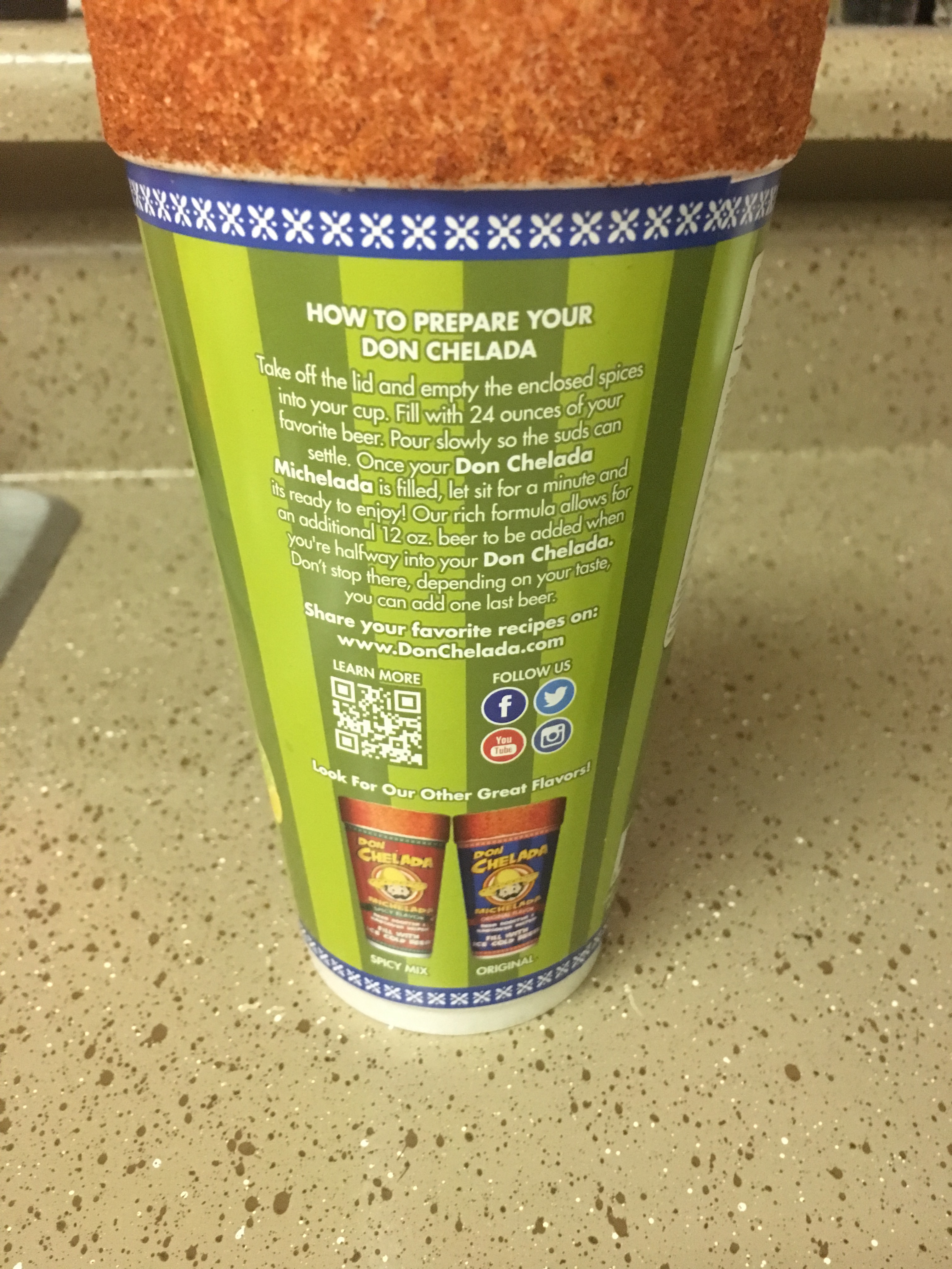 DON CHELADA MICHELADA CUPS