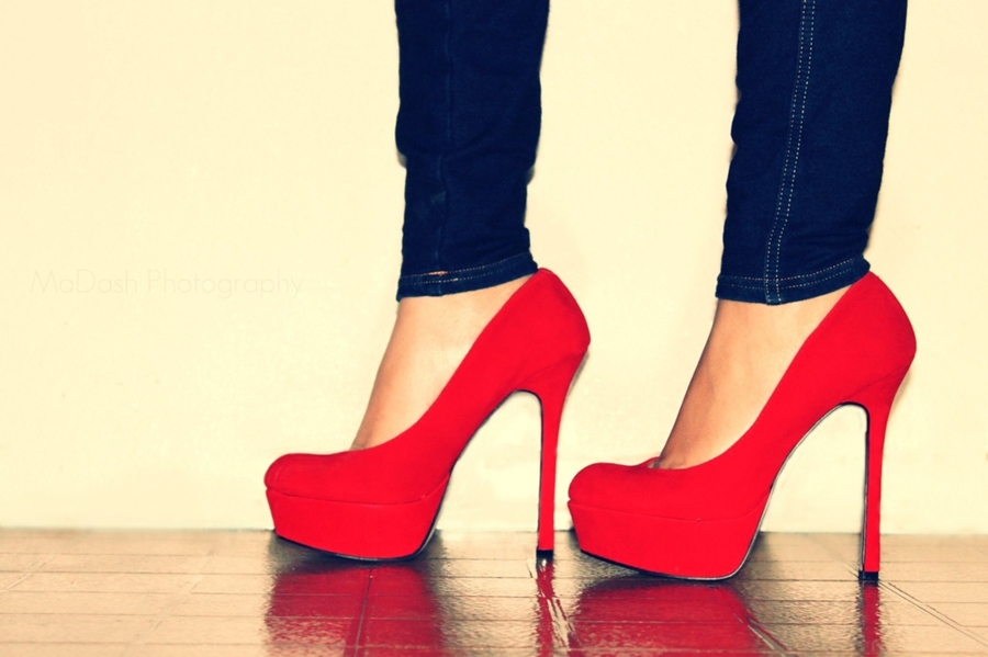 Latina in heels